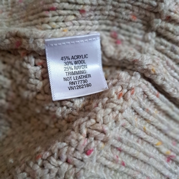 Merona cable knit cardigan size small A-16 - Picture 4 of 4